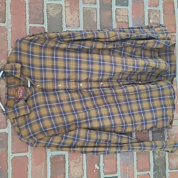 Red Ale flannel button down shirt - Picture 1 of 4